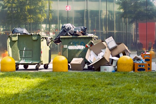 Commercial buildings with organized waste disposal in Forest Hill